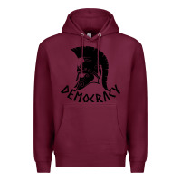 Burgundy democracy Premium Hoodie - linhVisuals