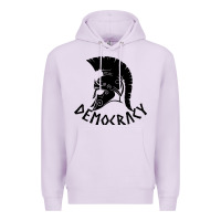 Lilac democracy Premium Hoodie - linhVisuals