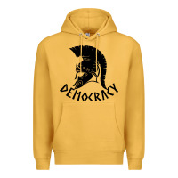 Mustard democracy Premium Hoodie - linhVisuals