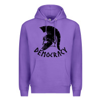 Purple democracy Premium Hoodie - linhVisuals