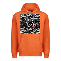Carrot Bape Shark Army Premium Hoodie - linhVisuals