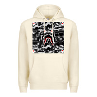 Sandshell Bape Shark Army Premium Hoodie - linhVisuals