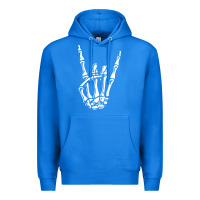 True Royal rock on skeleton hand Premium Hoodie - linhVisuals