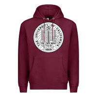 Burgundy university of california Premium Hoodie - linhVisuals