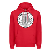 Red university of california Premium Hoodie - linhVisuals