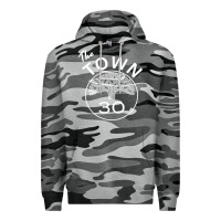 Slate Camo the town Premium Hoodie - linhVisuals