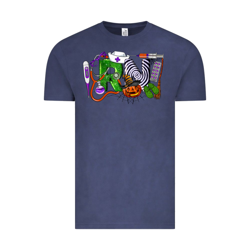 Halloween Rn Registered Nurse Vintage Tee by LillyAllenDesigns | Teevron