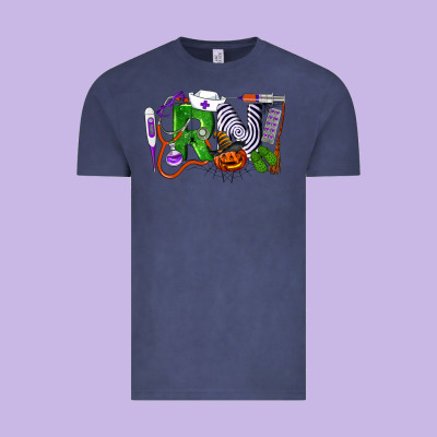 Halloween Rn Registered Nurse Vintage Tee Designed By Lillyallendesigns