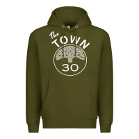 Army Green the town Premium Hoodie - linhVisuals