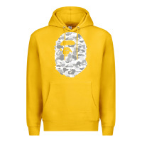 Lemon Gorilla Head Shot Premium Hoodie - linhVisuals