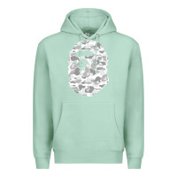 Seafoam Gorilla Head Shot Premium Hoodie - linhVisuals