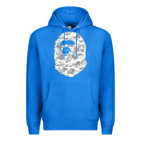 True Royal Gorilla Head Shot Premium Hoodie - linhVisuals