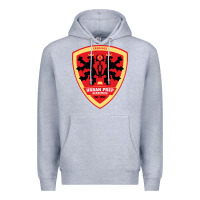 Heather Grey urban prep charter academy for young men Premium Hoodie - linhVisuals