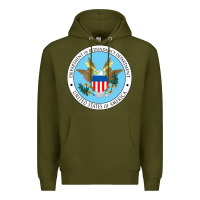 Army Green department of redundancy department Premium Hoodie - linhVisuals