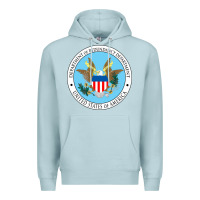 Blue Mist department of redundancy department Premium Hoodie - linhVisuals