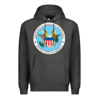 Charcoal Heather department of redundancy department Premium Hoodie - linhVisuals