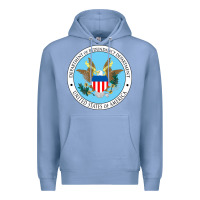 Colony Blue department of redundancy department Premium Hoodie - linhVisuals