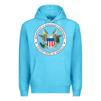 Ocean Blue department of redundancy department Premium Hoodie - linhVisuals