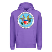 Purple department of redundancy department Premium Hoodie - linhVisuals