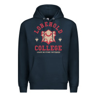 Navy magic the gathering strixhaven lorehold school motto Premium Hoodie - linhVisuals