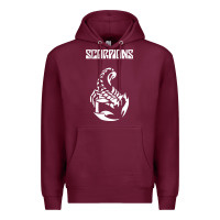 Burgundy scorpion Premium Hoodie - linhVisuals