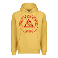 Antique Gold gracie jiu jitsu academy Premium Hoodie - linhVisuals