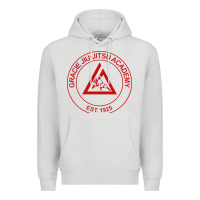 Dove Grey gracie jiu jitsu academy Premium Hoodie - linhVisuals