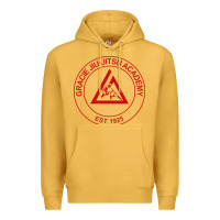 Mustard gracie jiu jitsu academy Premium Hoodie - linhVisuals