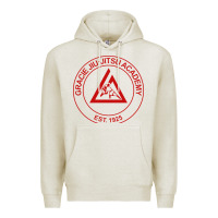 Oatmeal Heather gracie jiu jitsu academy Premium Hoodie - linhVisuals