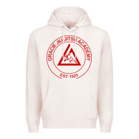 Pale Pink gracie jiu jitsu academy Premium Hoodie - linhVisuals