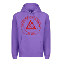 Purple gracie jiu jitsu academy Premium Hoodie - linhVisuals