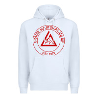 White gracie jiu jitsu academy Premium Hoodie - linhVisuals