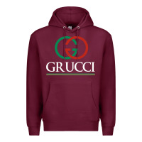 Burgundy grucci Premium Hoodie - linhVisuals