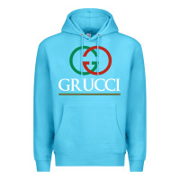 Ocean Blue grucci Premium Hoodie - linhVisuals