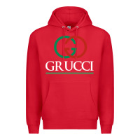 Red grucci Premium Hoodie - linhVisuals