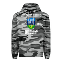 Slate Camo university college dublin Premium Hoodie - linhVisuals