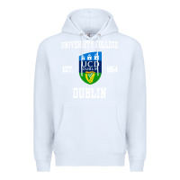 White university college dublin Premium Hoodie - linhVisuals