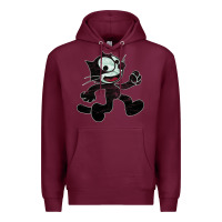 Burgundy felix Premium Hoodie - linhVisuals