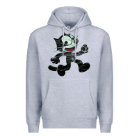 Heather Grey felix Premium Hoodie - linhVisuals