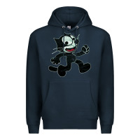 Navy felix Premium Hoodie - linhVisuals