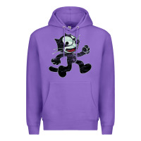 Purple felix Premium Hoodie - linhVisuals