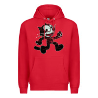Red felix Premium Hoodie - linhVisuals