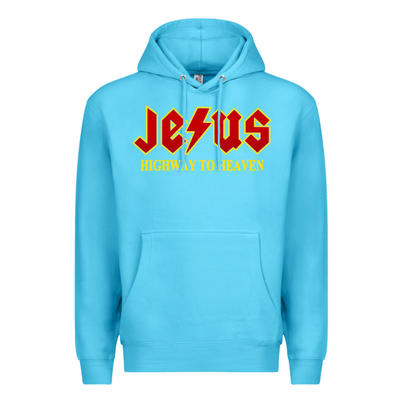 Jesus Rocks Highway To Heaven Premium Hoodie by linhVisuals | Teevron