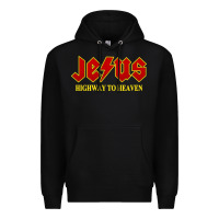 Black jesus rocks highway to heaven Premium Hoodie - linhVisuals