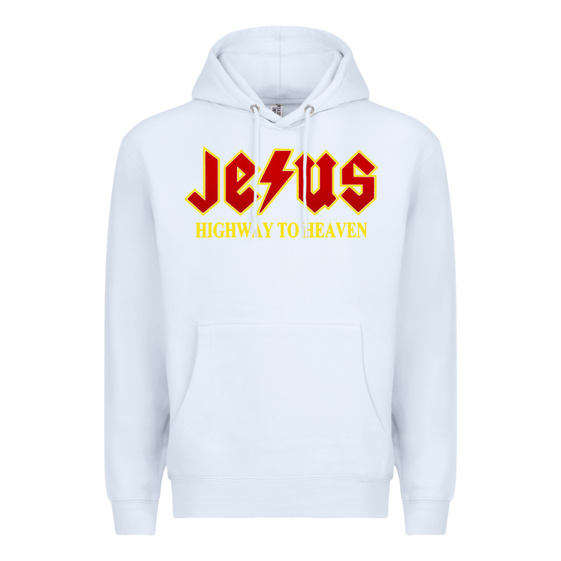Jesus Rocks Highway To Heaven Premium Hoodie by linhVisuals | Teevron
