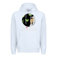 White vintage musical wicked Premium Hoodie - linhVisuals
