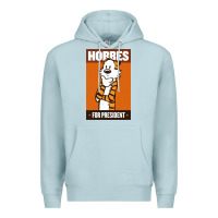 Blue Mist hobbes for president Premium Hoodie - linhVisuals