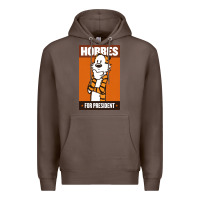 Coffee hobbes for president Premium Hoodie - linhVisuals