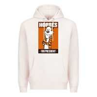Pale Pink hobbes for president Premium Hoodie - linhVisuals