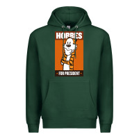 Sports Green hobbes for president Premium Hoodie - linhVisuals